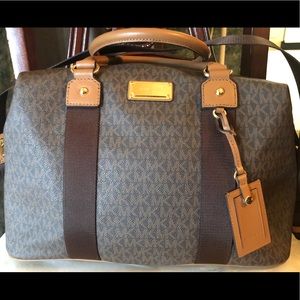 Authentic Michael Kors weekender travel Bag